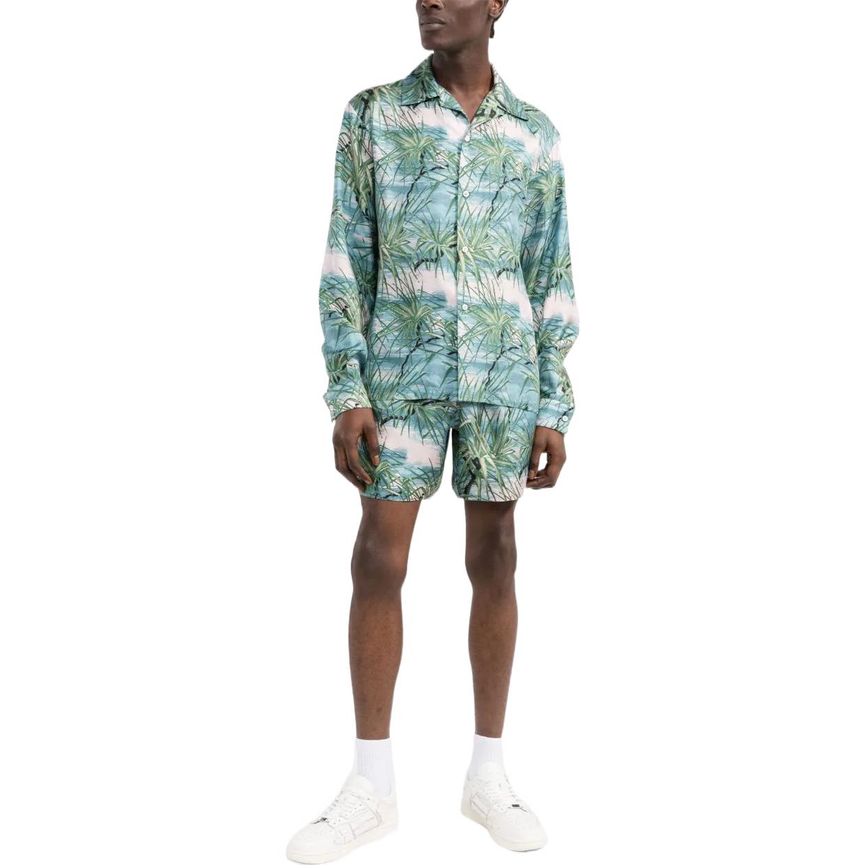 Lookbook AMIRI SS22 フローラルプリント 長袖シャツ マルチカラー SS22MSL004420