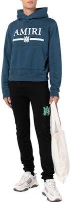 AMIRI SS22 標誌印花連帽衫(青綠色)。 MJL012-433 Lookbook AMIRI SS22 標誌印花連帽衫(青綠色)。 MJL012-433