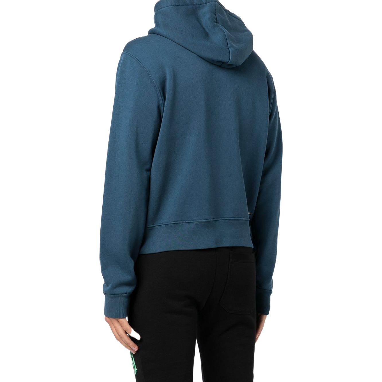 Shop AMIRI SS22 標誌印花連帽衫（青綠色）。 MJL012-433