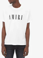 Shop AMIRI SS22 白色圓領T恤帶Logo印花。 PXMJLT001SCJ-100