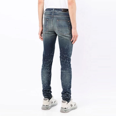 AMIRI SS22 藍色破洞中腰直筒牛仔褲 藍色牛仔布 PS22MDS144-403 Purchase AMIRI SS22 藍色破洞中腰直筒牛仔褲 藍色牛仔布 PS22MDS144-403