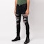 Shop AMIRI 男士 SS22 修身破洞黑色牛仔褲 SS22MDS006-023