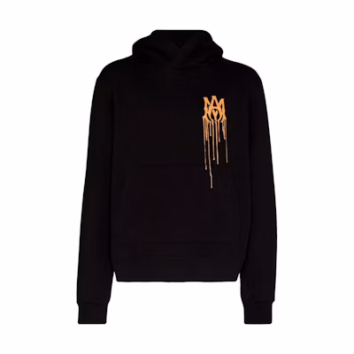 AMIRI SS22 Dripping Logo Hoodie Men’s Black PS22MJL045-063