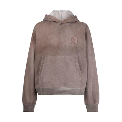 AMIRI SS22 Embroidered Logo Hoodie Brown () PS22MJL041