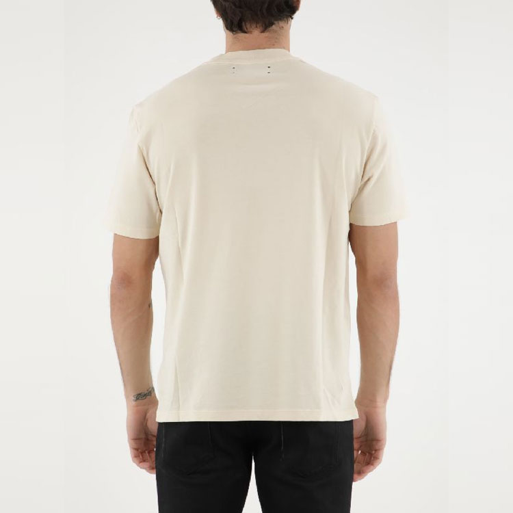 Purchase AMIRI SS22 字母印花米色短袖上衣 男款 SS22MJG006209