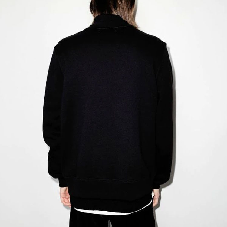 Purchase アミリ SS22 ロゴプリント クルーネックプルオーバースウェット メンズ ブラック SS22MJL011-001