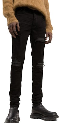 AMIRI SS22 修身破壞黑色牛仔褲 經典黑色丹寧。 PXMD001001 Purchase AMIRI SS22 修身破壞黑色牛仔褲 經典黑色丹寧。 PXMD001001