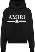 AMIRI SS22 Solid Logo Hoodie Black Cotton Sweatshirt PF22MJH022F001 AMIRI SS22 Solid Logo Hoodie Black Cotton Sweatshirt PF22MJH022F001