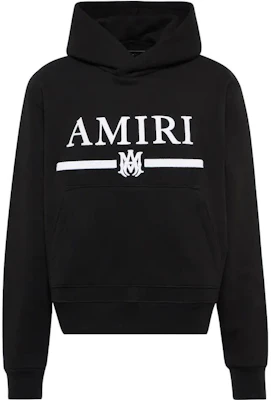 AMIRI SS22 Solid Logo Hoodie Black Cotton Sweatshirt PF22MJH022F001 Buy AMIRI SS22 Solid Logo Hoodie Black Cotton Sweatshirt PF22MJH022F001