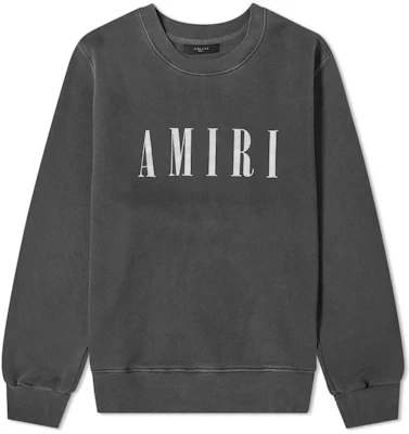 AMIRI SS22 Solid Logo Print Crewneck Sweatshirt Grey W9M02348TE Buy AMIRI SS22 Solid Logo Print Crewneck Sweatshirt Grey W9M02348TE