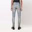 Shop AMIRI SS22 Skinny Jeans Lelaki Biru Spray Paint Distressed PS22MDS202408