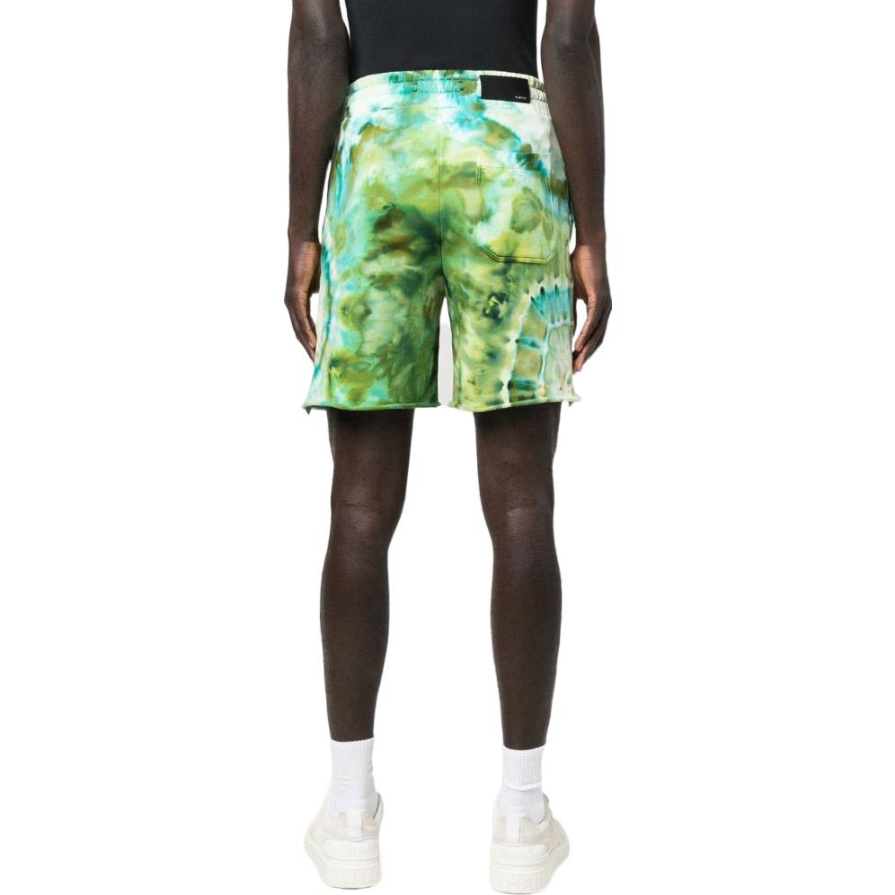 Shop AMIRI SS22 綠色漸層抽繩印花短褲 男裝. SS22MJL025310