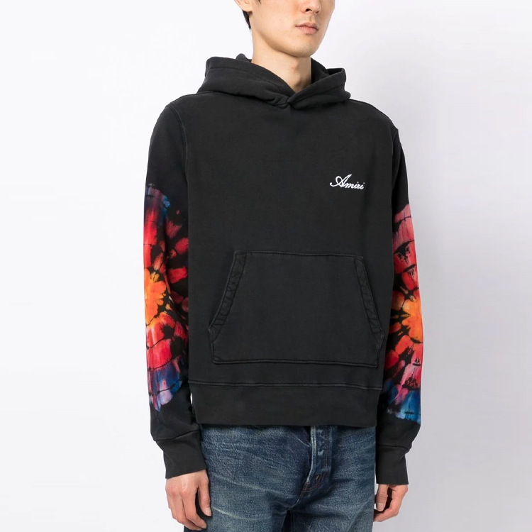 Purchase AMIRI SS23 黑色連帽衫 帶標誌印花。 PS23MJL027-001