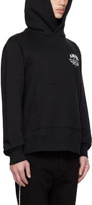 AMIRI SS23 黑色字母印花連帽長袖上衣. PXMJG001-001 Purchase AMIRI SS23 黑色字母印花連帽長袖上衣. PXMJG001-001