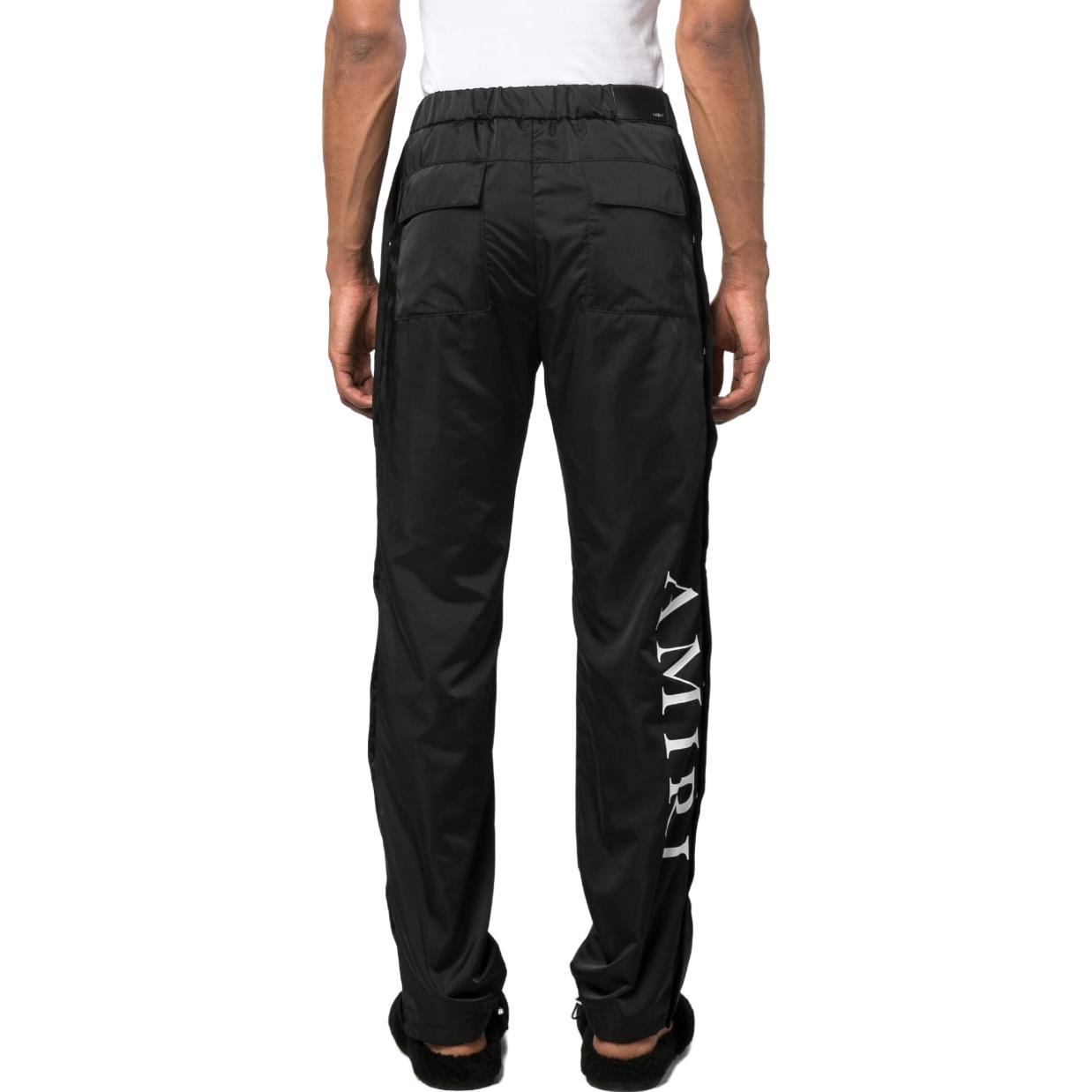 Purchase AMIRI SS23 Celana Panjang Santai Hitam Logo Print Straight-Leg PS23MAW026-001