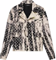 AMIRI SS23 Black Patterned Print Collared Jacket. PF23MJF012-001 AMIRI SS23 Black Patterned Print Collared Jacket. PF23MJF012-001