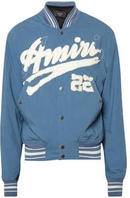 AMIRI SS23 藍色字母印花長袖襯衫外套 SS23MOS034-369 Order AMIRI SS23 藍色字母印花長袖襯衫外套 SS23MOS034-369