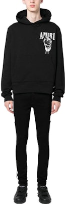 AMIRI SS23 標誌印花連帽衫 - 黑色 PS23MJG005-001 Lookbook AMIRI SS23 標誌印花連帽衫 - 黑色 PS23MJG005-001