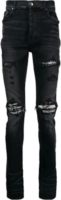AMIRI SS23 修身破洞黑色牛仔褲 PS23MDS010DSI023 Order AMIRI SS23 修身破洞黑色牛仔褲 PS23MDS010DSI023
