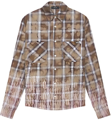 AMIRI SS23 修身款長袖襯衫 浅卡其色 PF23MSL011-210 Buy AMIRI SS23 修身款長袖襯衫 浅卡其色 PF23MSL011-210