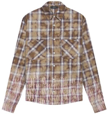 AMIRI SS23 修身款長袖襯衫 浅卡其色 PF23MSL011-210 Order AMIRI SS23 修身款長袖襯衫 浅卡其色 PF23MSL011-210