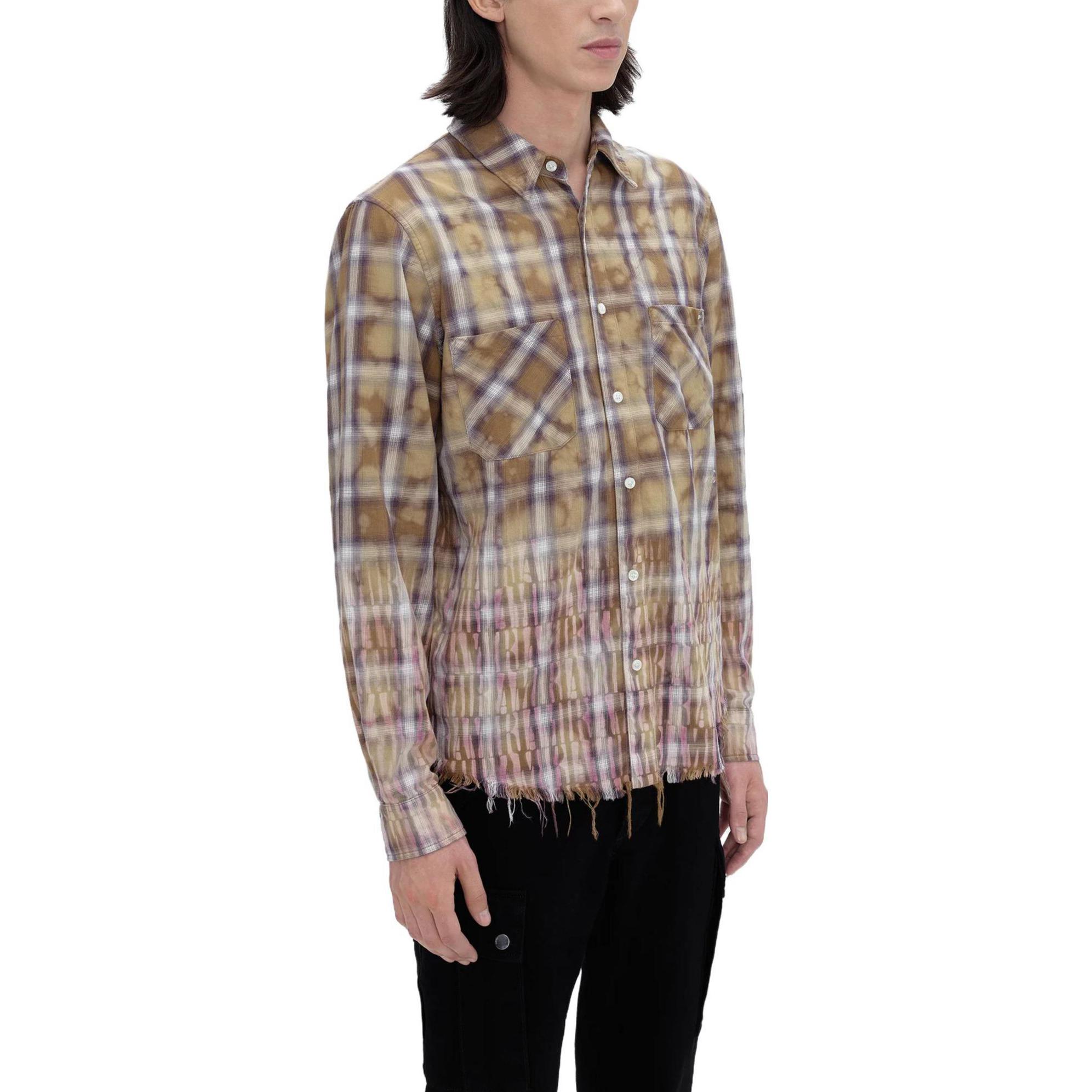 Lookbook AMIRI SS23 修身款長袖襯衫 浅卡其色 PF23MSL011-210