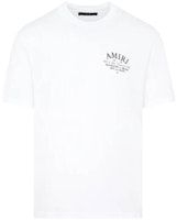 AMIRI SS23 White Logo Print Short Sleeve T-Shirt. PXMJT001-100 AMIRI SS23 White Logo Print Short Sleeve T-Shirt. PXMJT001-100