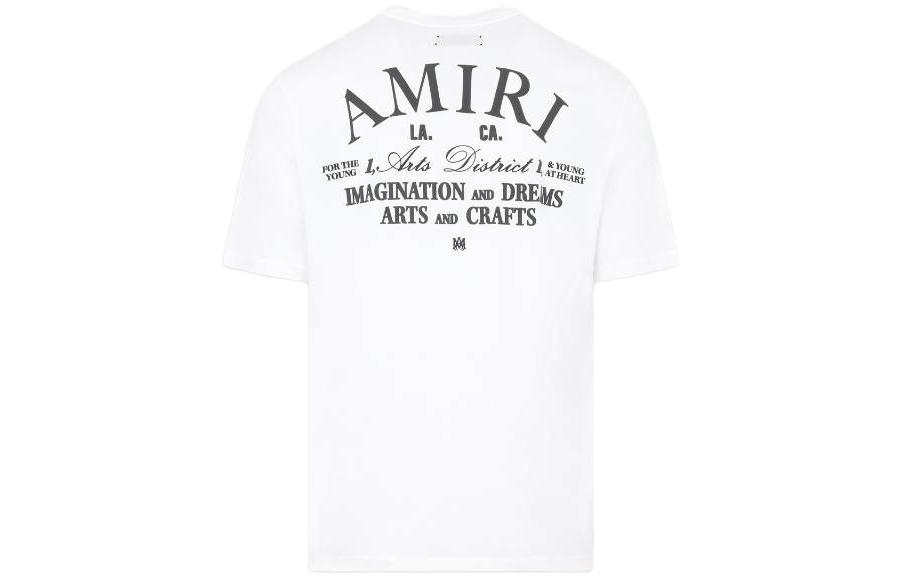 Lookbook AMIRI SS23 白色標誌印花短袖T恤 PXMJT001-100