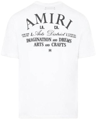 AMIRI SS23 白色標誌印花短袖T恤 PXMJT001-100 Lookbook AMIRI SS23 白色標誌印花短袖T恤 PXMJT001-100