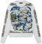 Buy AMIRI SS23 Aloha Scenic Jacquard Crewneck Sweater Biru - Lengan Panjang Pria. SS23MKL005-368