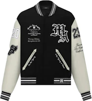 AMIRI SS23 Colorblock Letterman Oversized Jacket Black White Men’s SS23MOS026-001 AMIRI SS23 Colorblock Letterman Oversized Jacket Black White Men’s SS23MOS026-001
