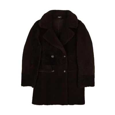 AMIRI SS23 Double-Breasted Solid Color Jacket Brown W0M04360SH-BROW