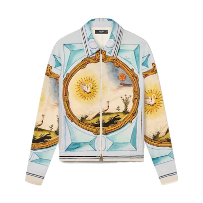 AMIRI SS23 Landscape Print Zip-Up Jacket Multicolor Outerwear PS23MJF009-900