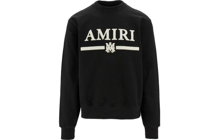 AMIRI SS23 Letter Pattern Sweatshirt Black AW23MJL001