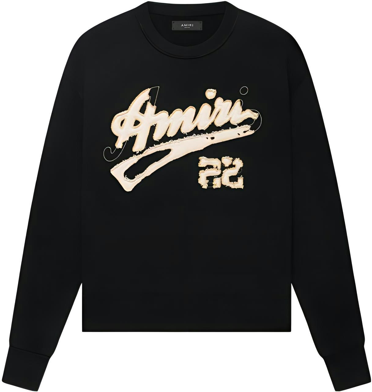 amiri-ss-23-letter-print-crewneck-pullover-sweatshirt-black-mens-ss-23-mjg-006-001