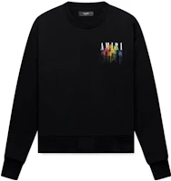 AMIRI SS23 Logo Water Droplet Patch Crewneck Sweatshirt Black () PS23MJG037-001 AMIRI SS23 Logo Water Droplet Patch Crewneck Sweatshirt Black () PS23MJG037-001