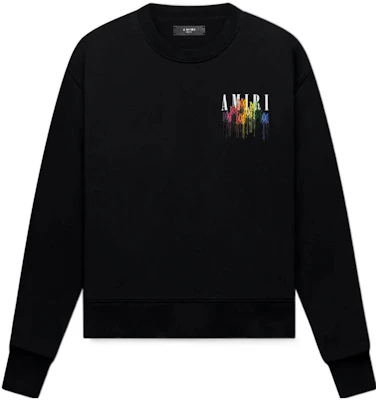 アミリ SS23 ロゴウォータードロップパッチクルーネックスウェットシャツ ブラック PS23MJG037-001 Buy アミリ SS23 ロゴウォータードロップパッチクルーネックスウェットシャツ ブラック PS23MJG037-001