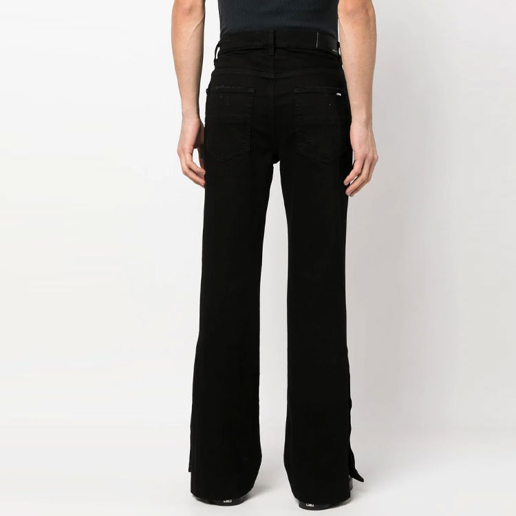 AMIRI SS23 Men’s Black Mid-Rise Flared Jeans. PS23MDF001-018 圖 4