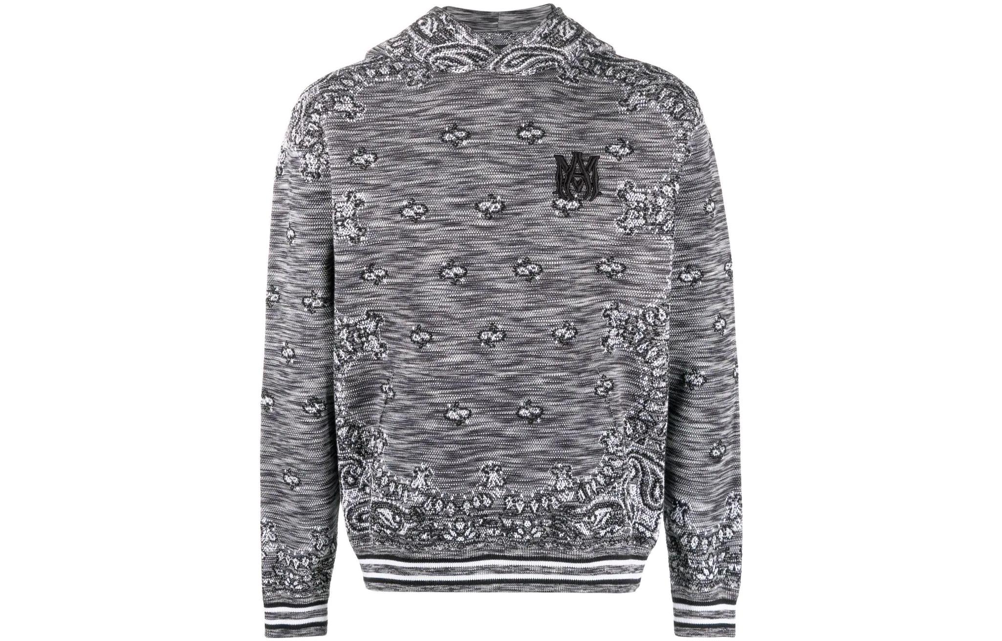 AMIRI SS23 Multicolor Letter Print Pullover Hoodie PS23MKH006-001