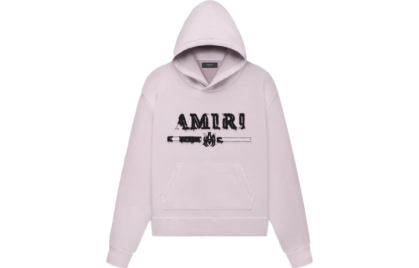 AMIRI SS23 Patch Logo Hoodie Light Pink SS23MJL013-379