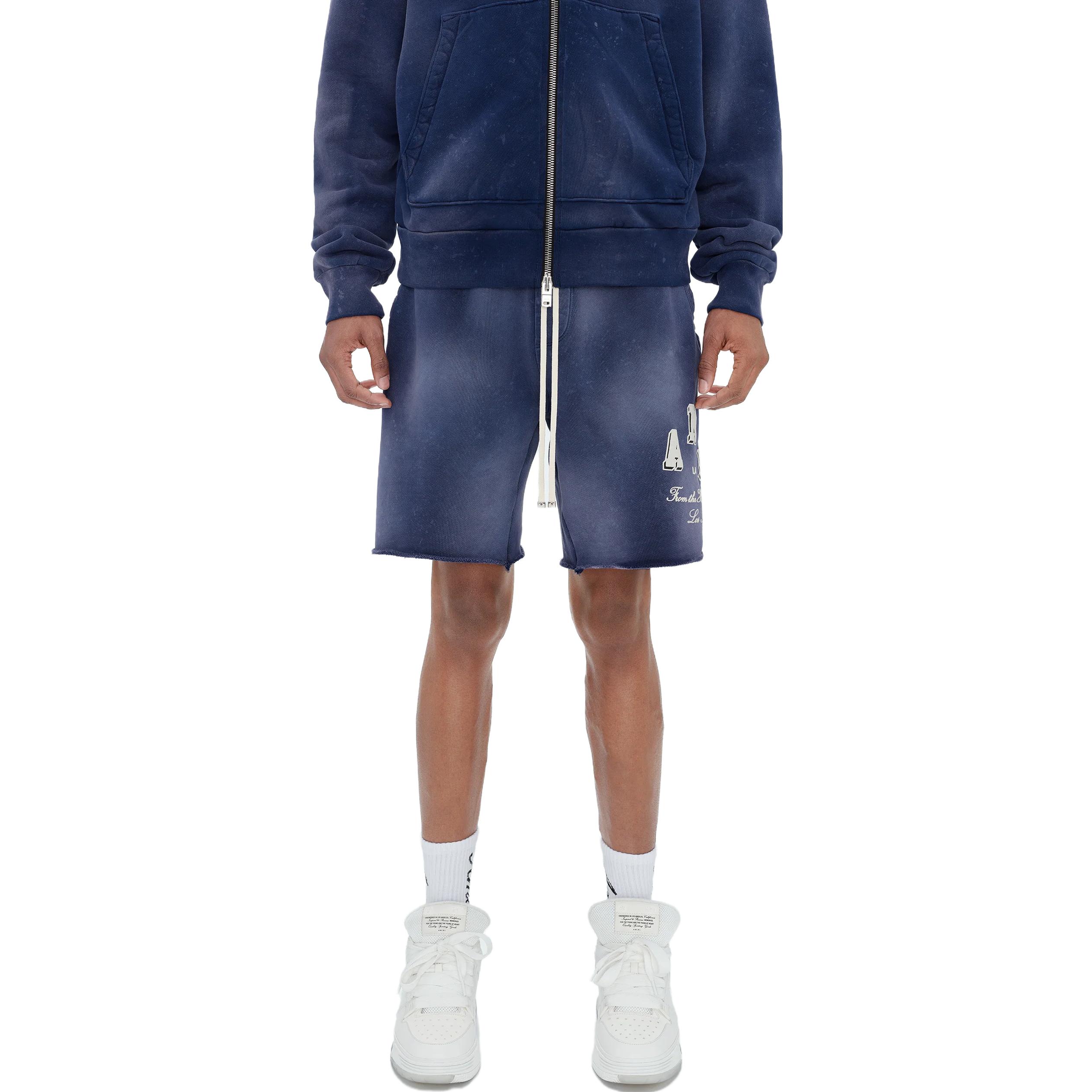 Lookbook AMIRI SS23 漸層染綁帶短褲 藍色 PF23MJP001-420