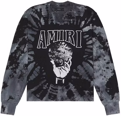 AMIRI SS23 Tie-Dye Logo Print Loose Fit Long Sleeve Sweatshirt Black () PS23MJG060-001 Buy AMIRI SS23 Tie-Dye Logo Print Loose Fit Long Sleeve Sweatshirt Black () PS23MJG060-001