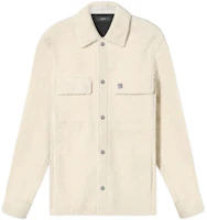 AMIRI SS23 White Minimalist Logo Straight-Cut Long Sleeve Jacket PS23MLJ005-271 AMIRI SS23 White Minimalist Logo Straight-Cut Long Sleeve Jacket PS23MLJ005-271