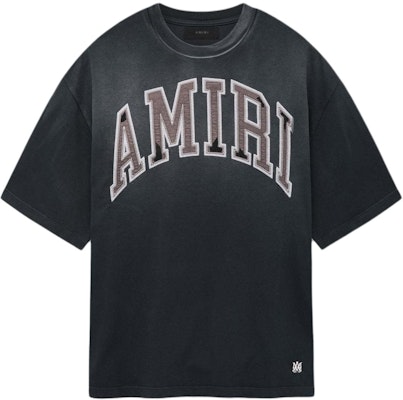 AMIRI SS24 黑色圆领短袖图案标志T恤 休闲版型 AMJYTE1052-001 Order AMIRI SS24 黑色圆领短袖图案标志T恤 休闲版型 AMJYTE1052-001