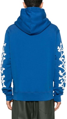 AMIRI 男士SS24藍色圖案印花寬鬆連帽上衣。 AMJYHD1051-BLUE Shop AMIRI 男士SS24藍色圖案印花寬鬆連帽上衣。 AMJYHD1051-BLUE