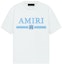 Order AMIRI SS24 Ma Bar 白色刺繡標誌短袖T恤 圓領T-shirt。 PS24MJL007-100