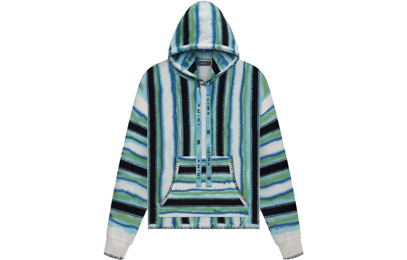 AMIRI Striped Blue Hoodie PF23MKL030-541