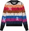 Order AMIRI 條紋字母 Mohair 羊毛衫 圓領毛衣. PS23MKL010-900