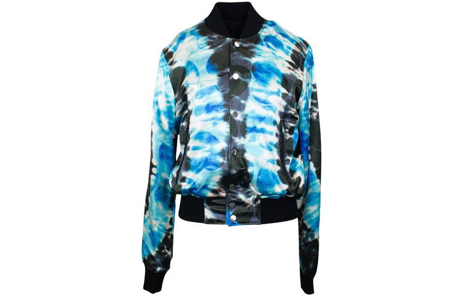 AMIRI Tie-Dye Slim Fit Single-Breasted Jacket - Blue S0M04112PL-BLUE
