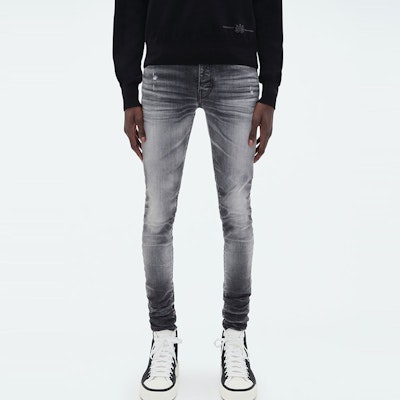 AMIRI ウォッシュド スリムフィット ジーンズ AW23MDS001-516 Shop AMIRI ウォッシュド スリムフィット ジーンズ AW23MDS001-516